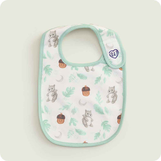 Gray Squirrel Bib Set - Warmies