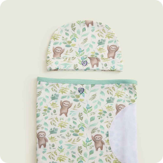 Sloth Swaddle & Beanie Gift Set - Warmies